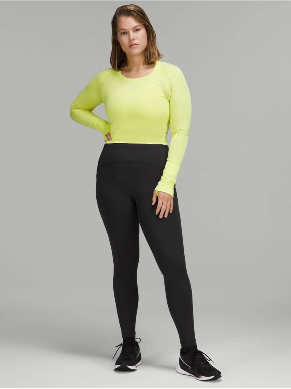 Lululemon‎ Swift Speed High Rise Tight 28" Legging Luxtreme Pockets Black Size 6 - Picture 2 of 14